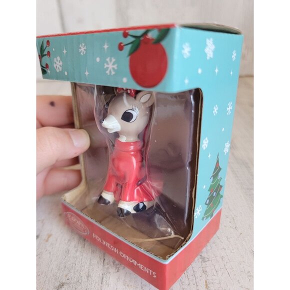 Rudolph Red-Nosed reindeer Clarice ornament Xmas - Picture 3 of 6